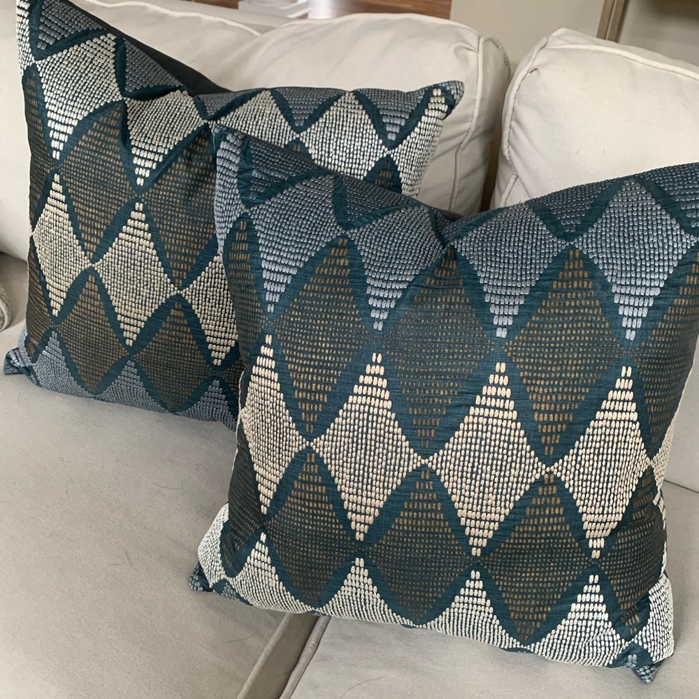 Crate and Barrell pillows - set of 2